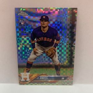 2018 Topps Chrome JD Davis Chrome Refractor RC #177 (MISC7)